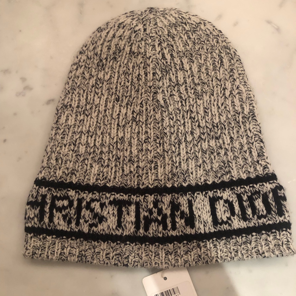 Dior D-White Beanie Reversible Hat